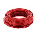 Single-core wire H05 V-K 1 mm² red coiled 100m