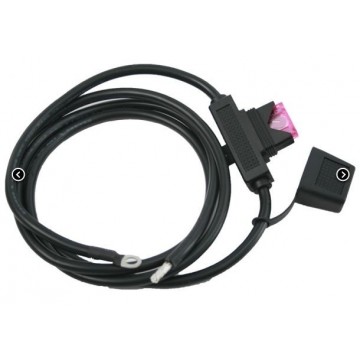 Cable 8mm² noir pour régulateur solaire avec fusible étanche