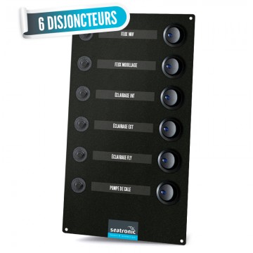 Tableau électrique 6 disjoncteurs