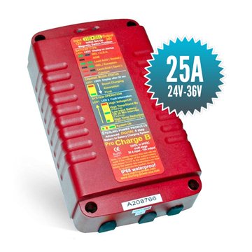 Chargeur de batterie à batterie 12V - 36V / 25A