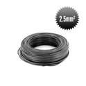 Single core wire H07 V-K 2,5mm² black crown 100m