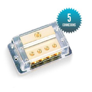 Gold plated terminal block 5 connections