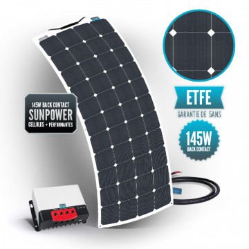 Bimini solar kit 145 watts (single) back contact MPPT