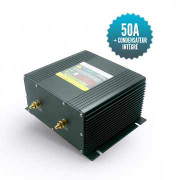50 A galvanic isolator with integrated capacitor