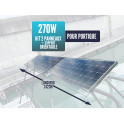 Kit solaire 2 panneaux 135W avec support orientable pour portique