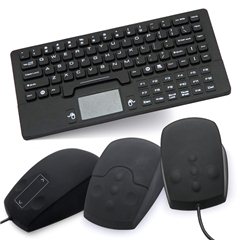 Waterproof keyboards and mice