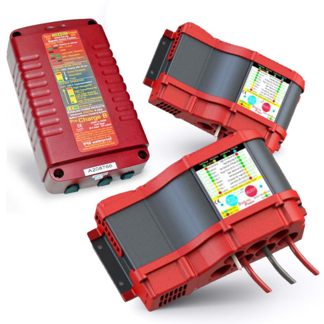 Battery to battery charger: Waterproof range